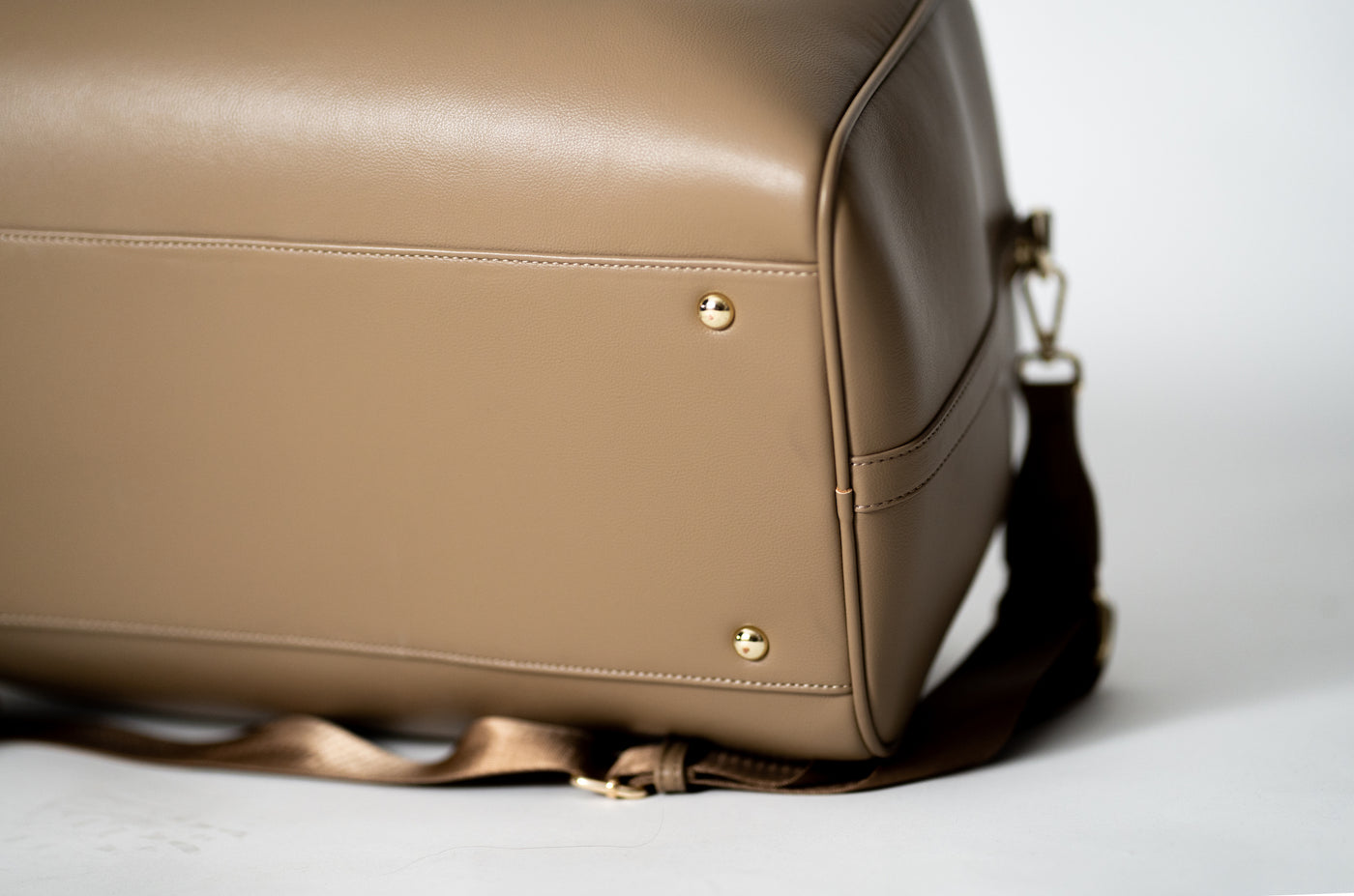 studded duffle bag